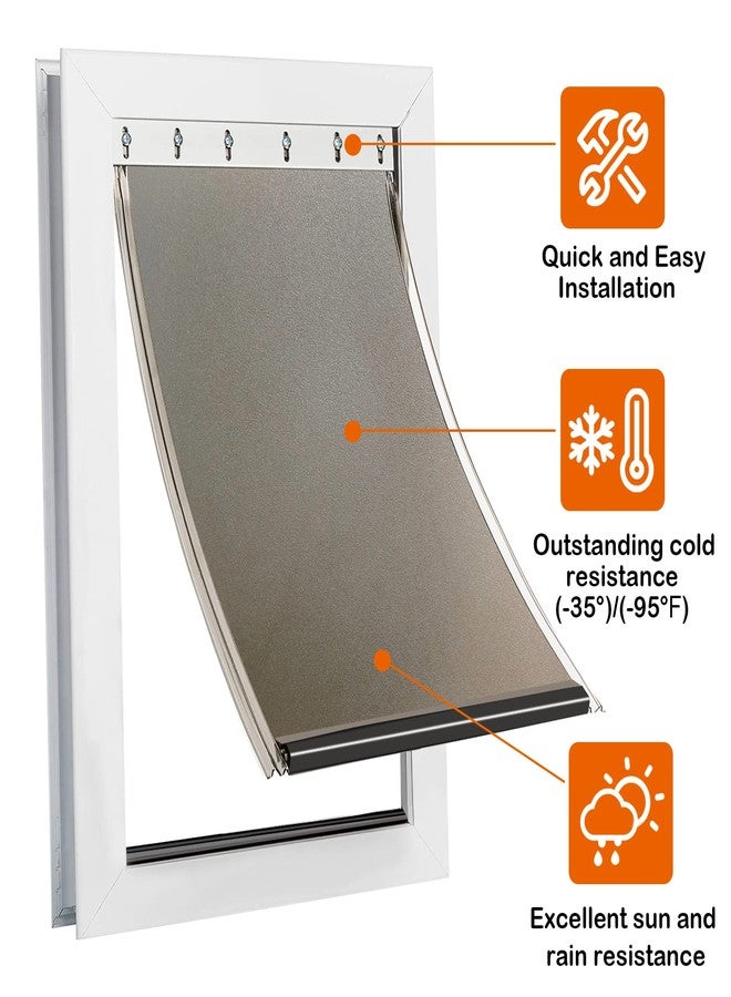 Wordcam X-Large Dog Door Replacement Flap Compatible with PetSafe Freedom 6 Holes Pet Door PAC11-11040 - Measures 13 5/8" x 24 3/16", Doggy Door Flap Made of Wear, Flexible, Weather Resistant TPU Material - Image 5